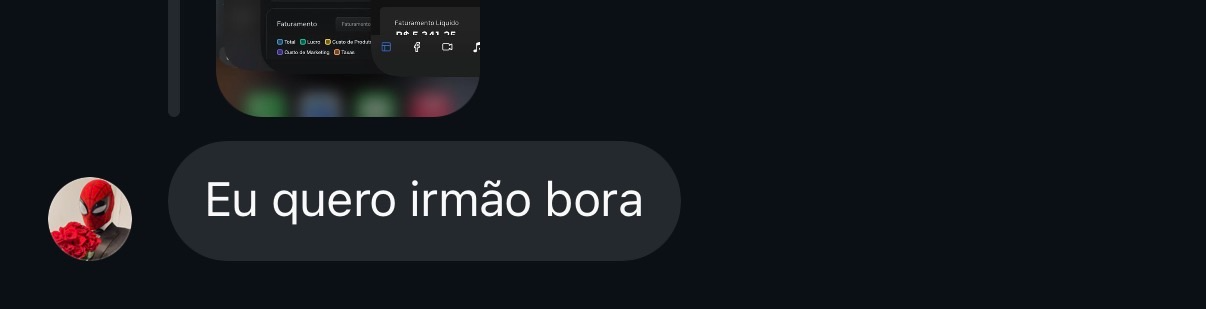 Eu quero irmão bora