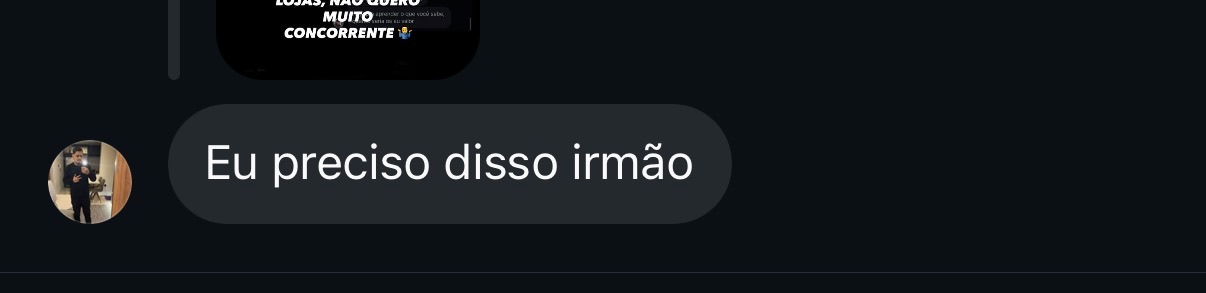 Eu preciso disso irmão